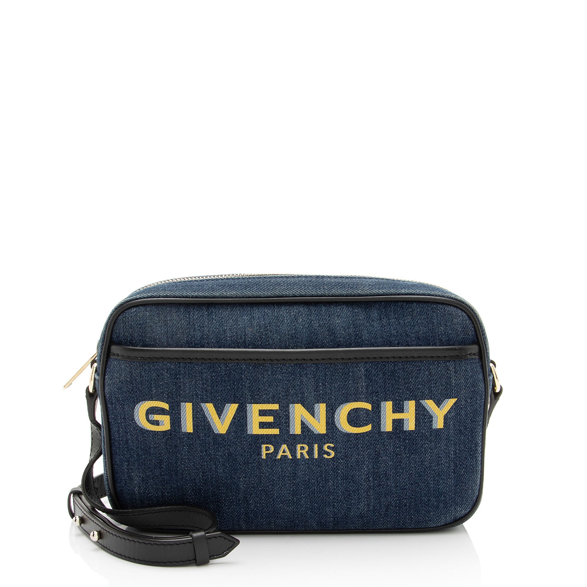 Givenchy Denim Shadow Logo Bond Camera Bag
