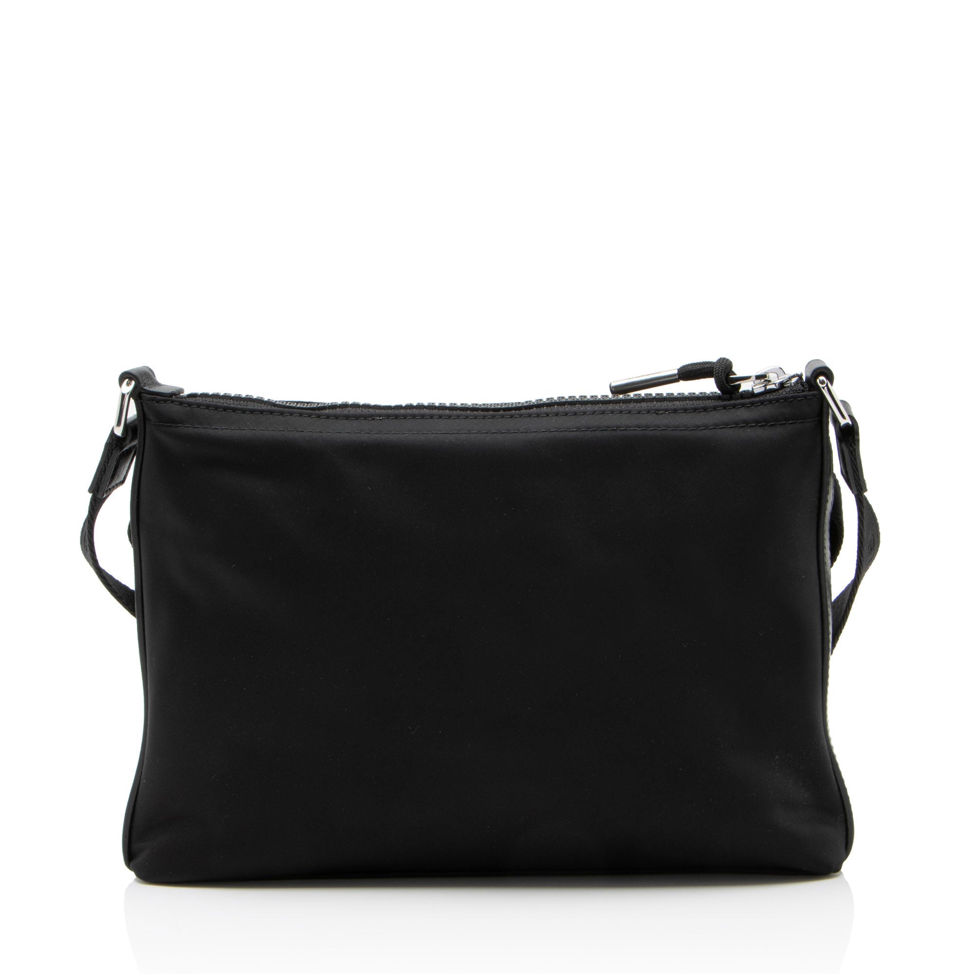 Givenchy Grained Leather Nylon Voyou Skinny Crossbody