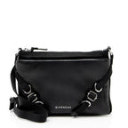 Givenchy Grained Leather Nylon Voyou Skinny Crossbody