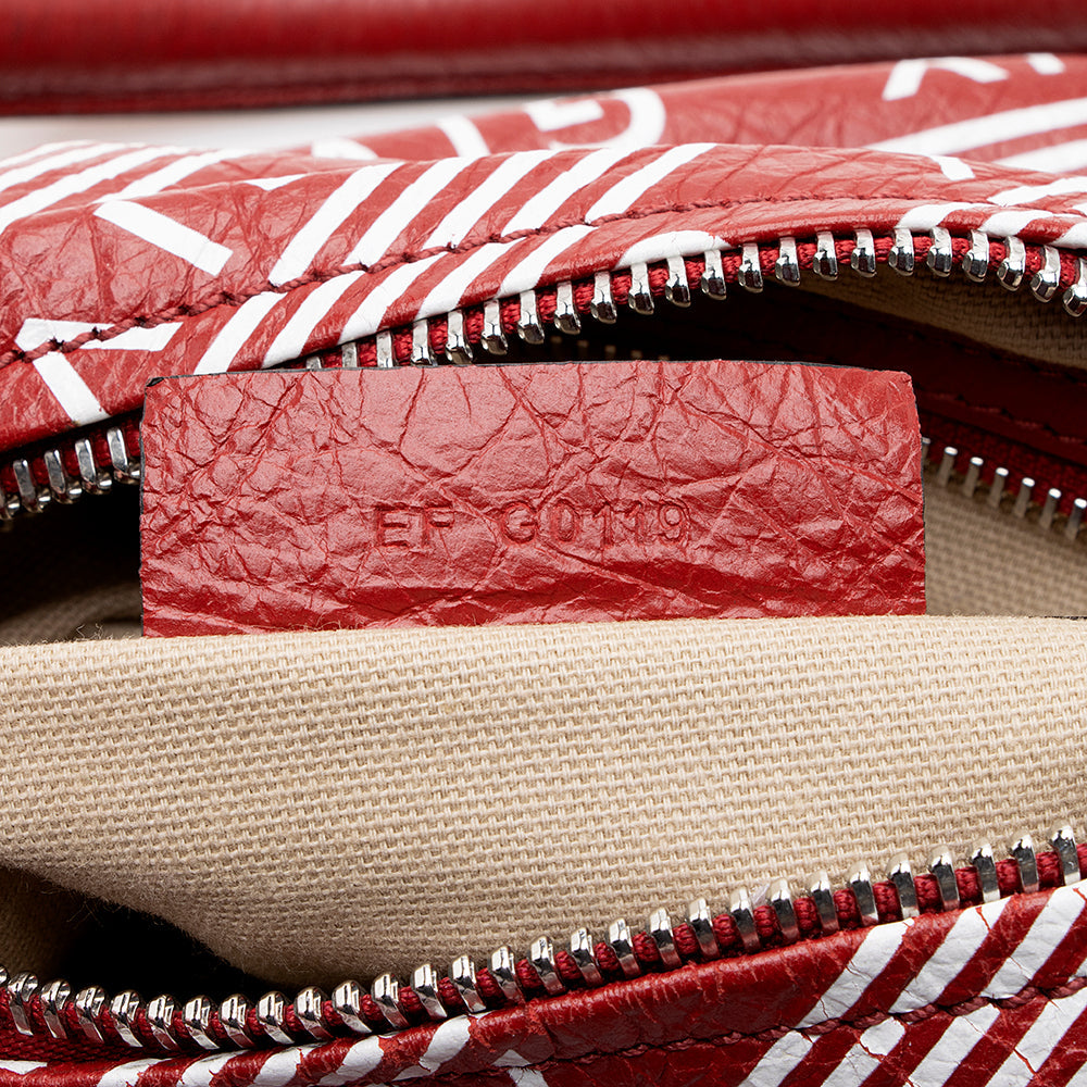 Givenchy Lambskin Logo Pandora Small Shoulder Bag (SHF-19552)