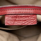Givenchy Lambskin Logo Pandora Small Shoulder Bag (SHF-19552)