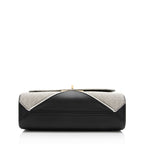 Givenchy Leather Canvas Eden Medium Shoulder Bag (SHF-23474)