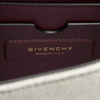 Givenchy Leather Canvas Eden Medium Shoulder Bag (SHF-23474)