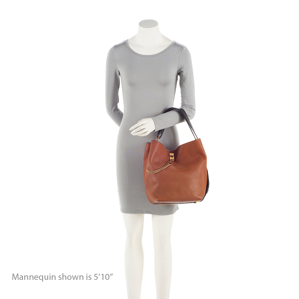 Givenchy Leather GV Bucket Bag (SHF-22089)