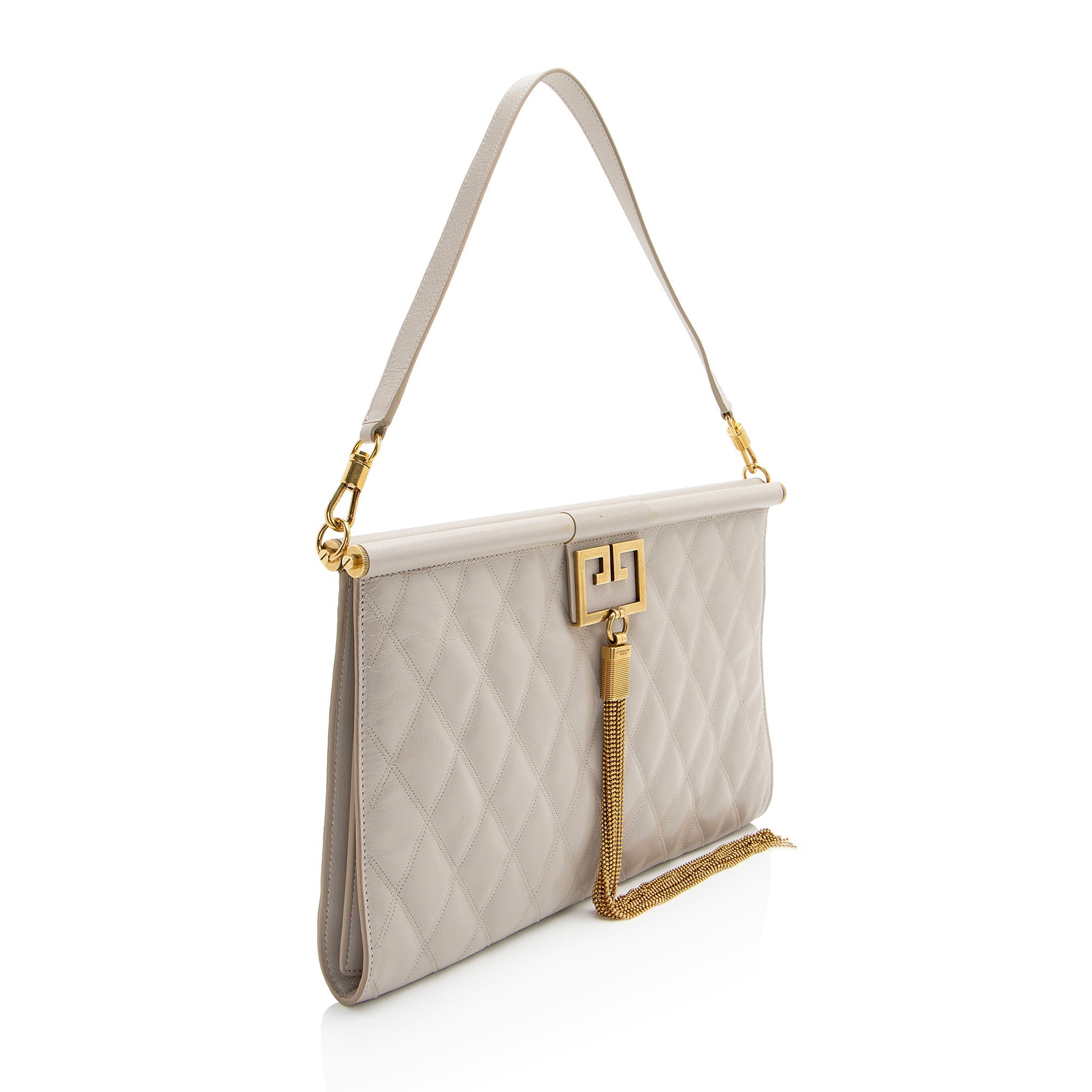 Givenchy Leather Gem Large Shoulder Bag