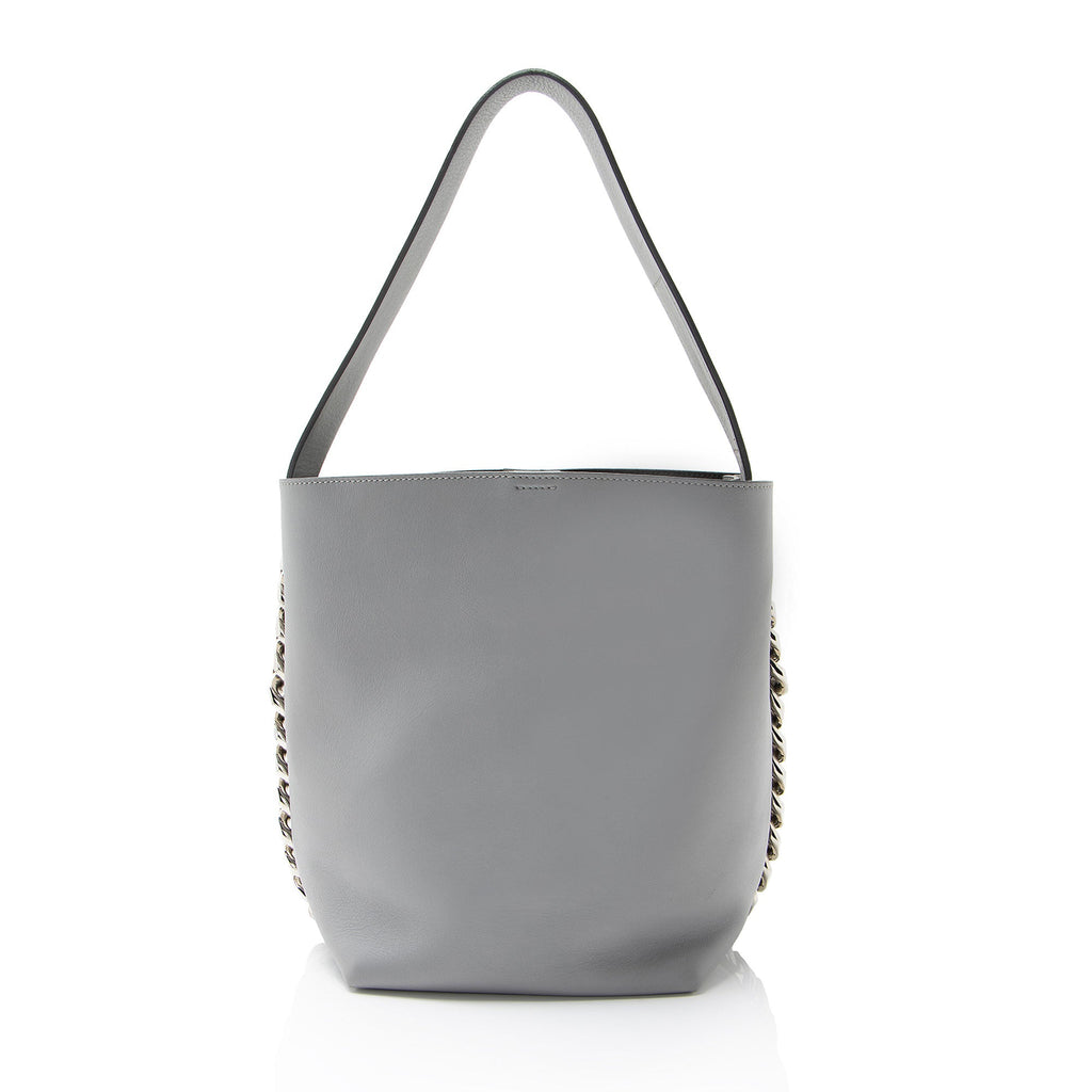 Givenchy Leather Infinity Chain Bucket Bag