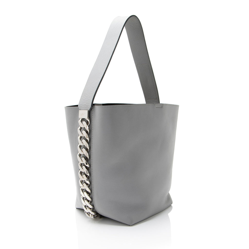 Givenchy Leather Infinity Chain Bucket Bag