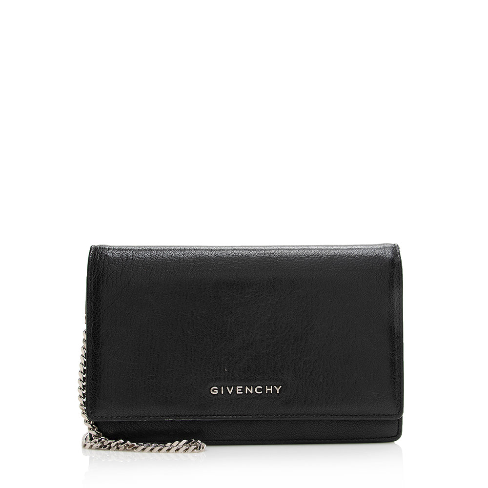 Givenchy Leather Pandora Wallet On Chain Bag (SHF-21448)