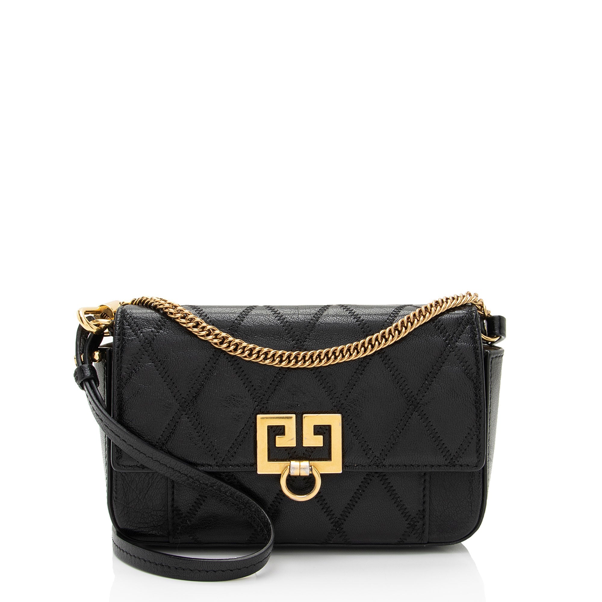 Givenchy Leather Pocket Mini Pouch - FINAL SALE (SHF-oTGEoR)