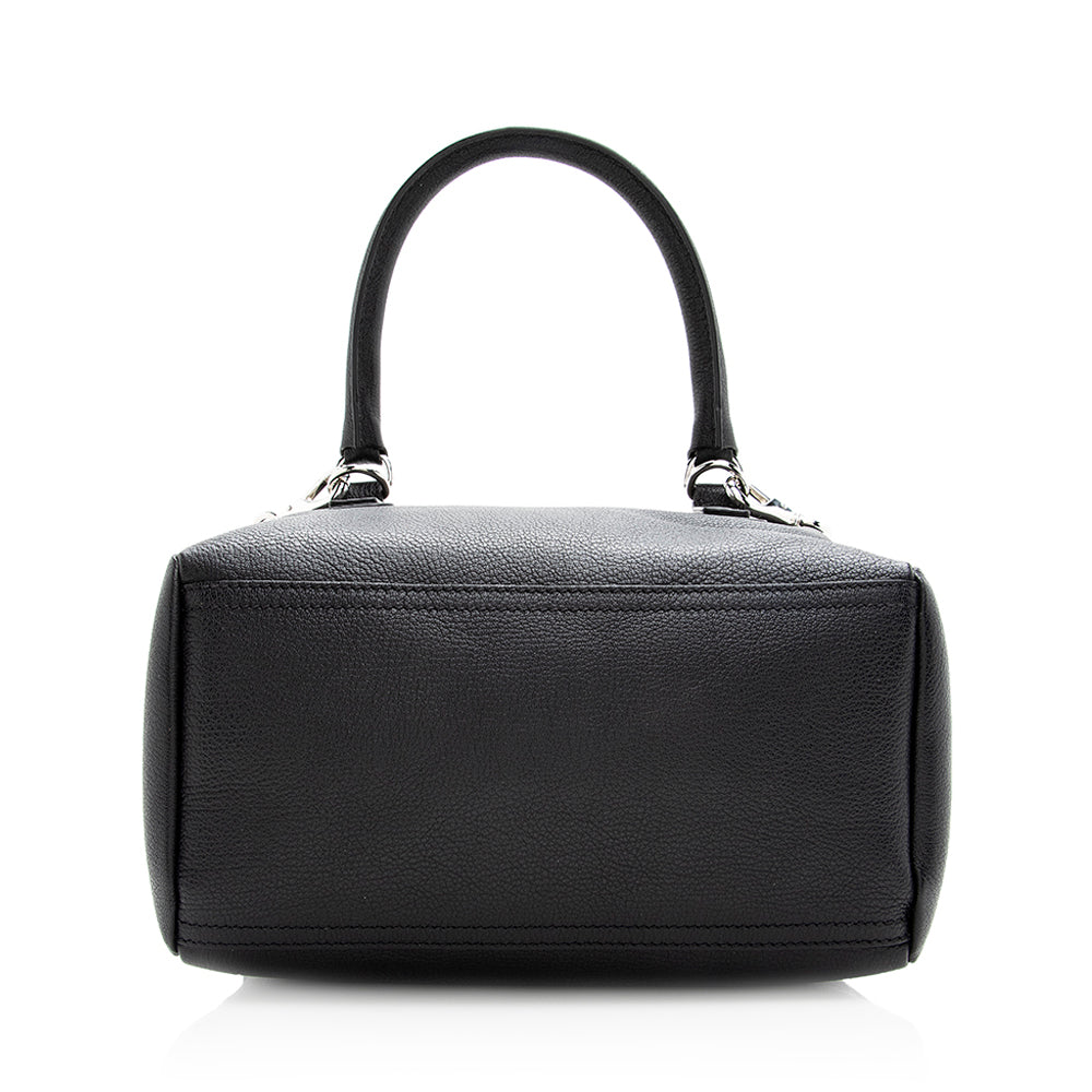 Givenchy Leather Striped Pandora Small Satchel (SHF-19640)