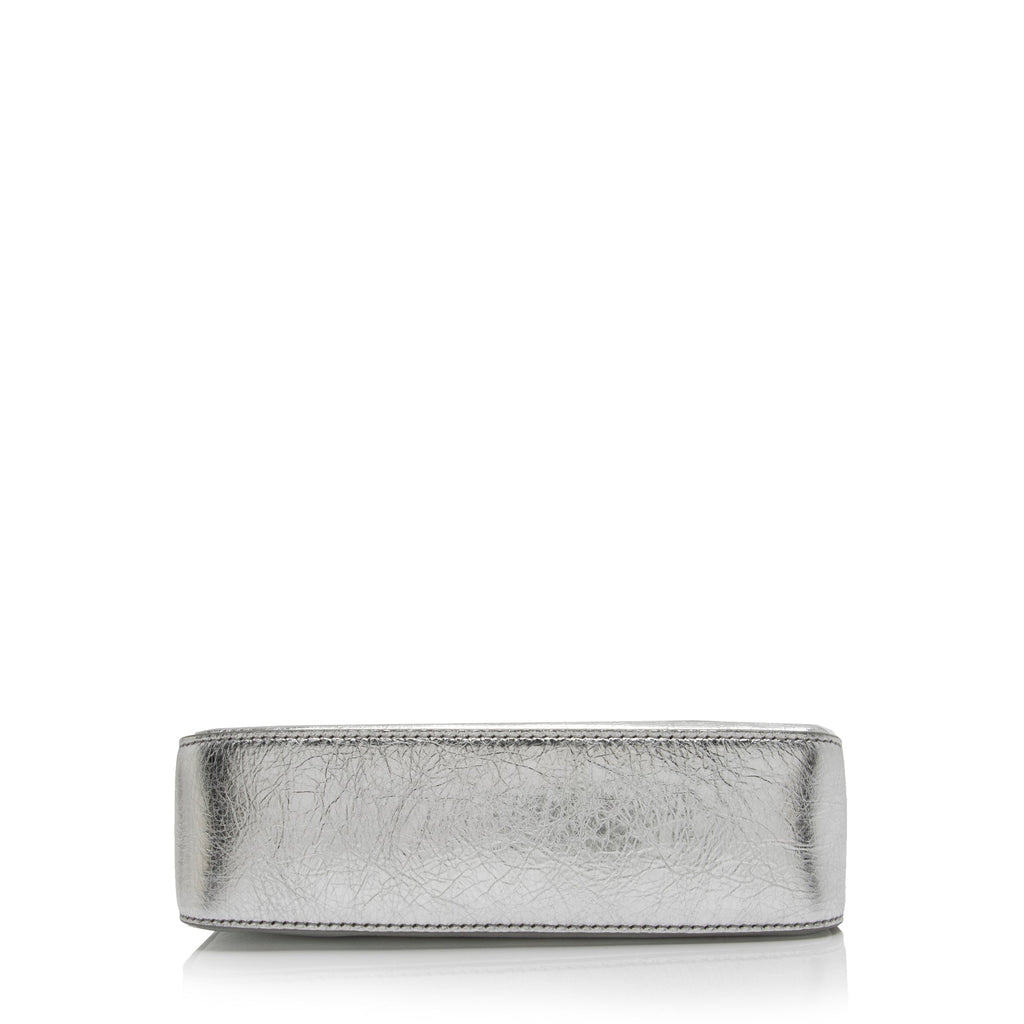 Givenchy Metallic Calfskin Moon Cut Out Mini G Cube Chain Bag (SHF-cJqTKf)