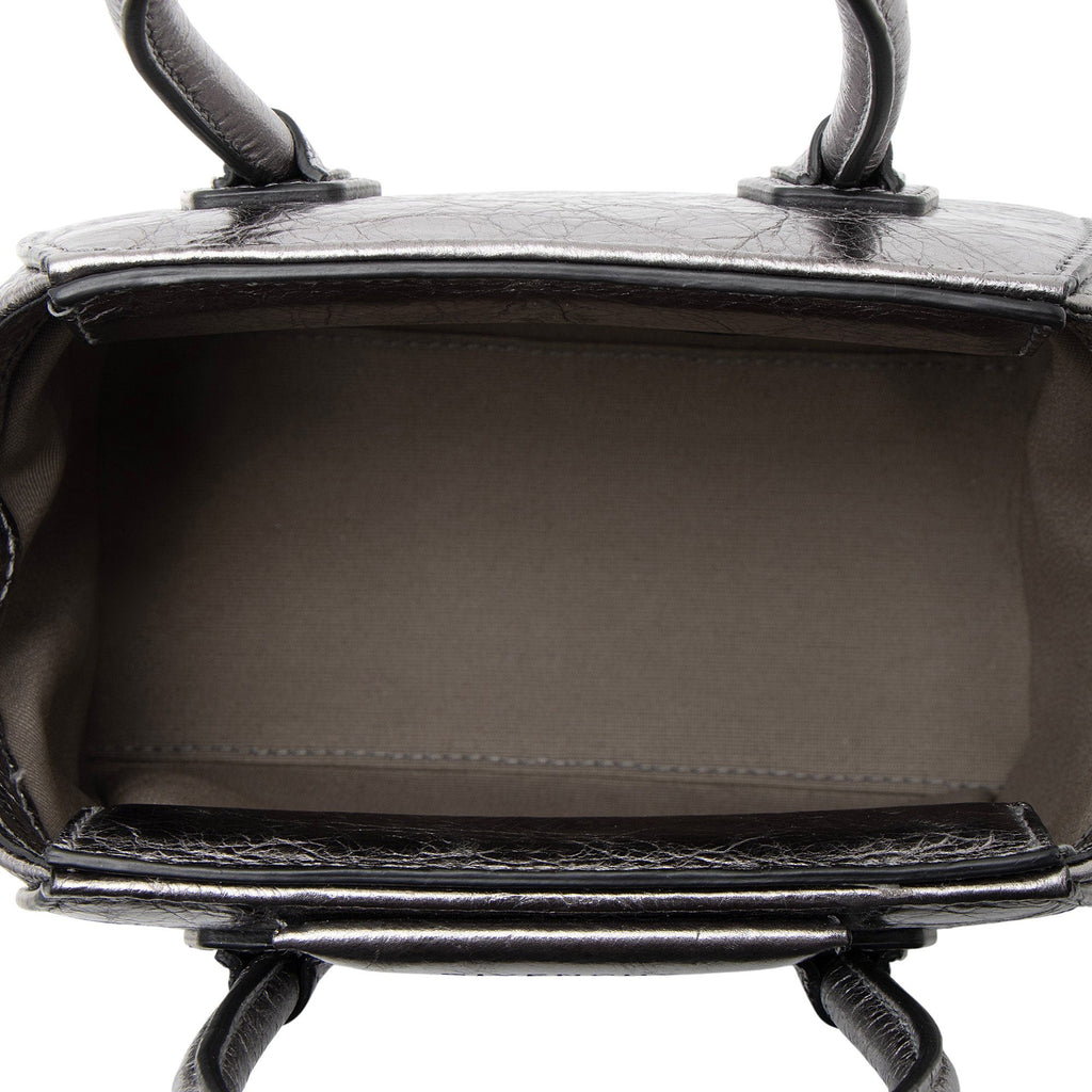 Givenchy Metallic Laminated Lambskin Antigona Toy Satchel