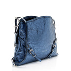Givenchy Metallic Leather Voyou Medium Hobo
