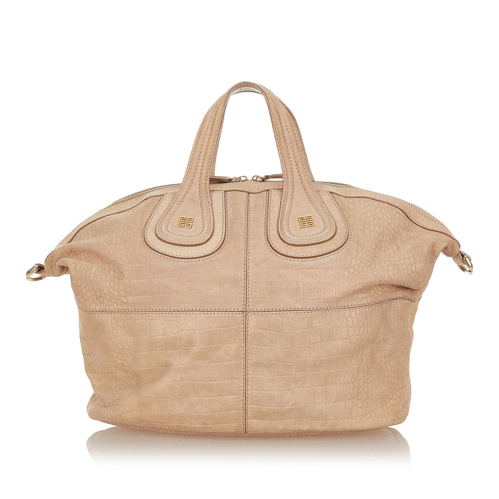 Givenchy Nightingale Leather Satchel (SHG-23576)