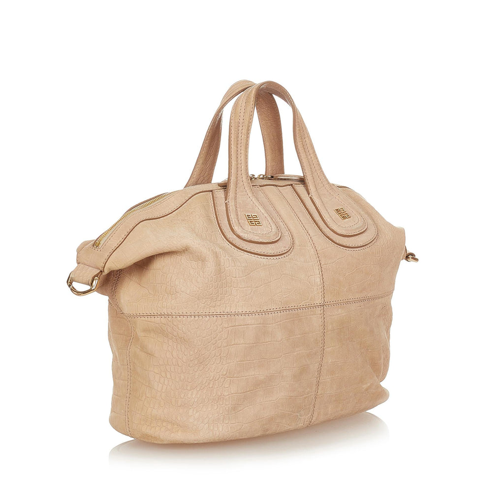Givenchy Nightingale Leather Satchel (SHG-23576)