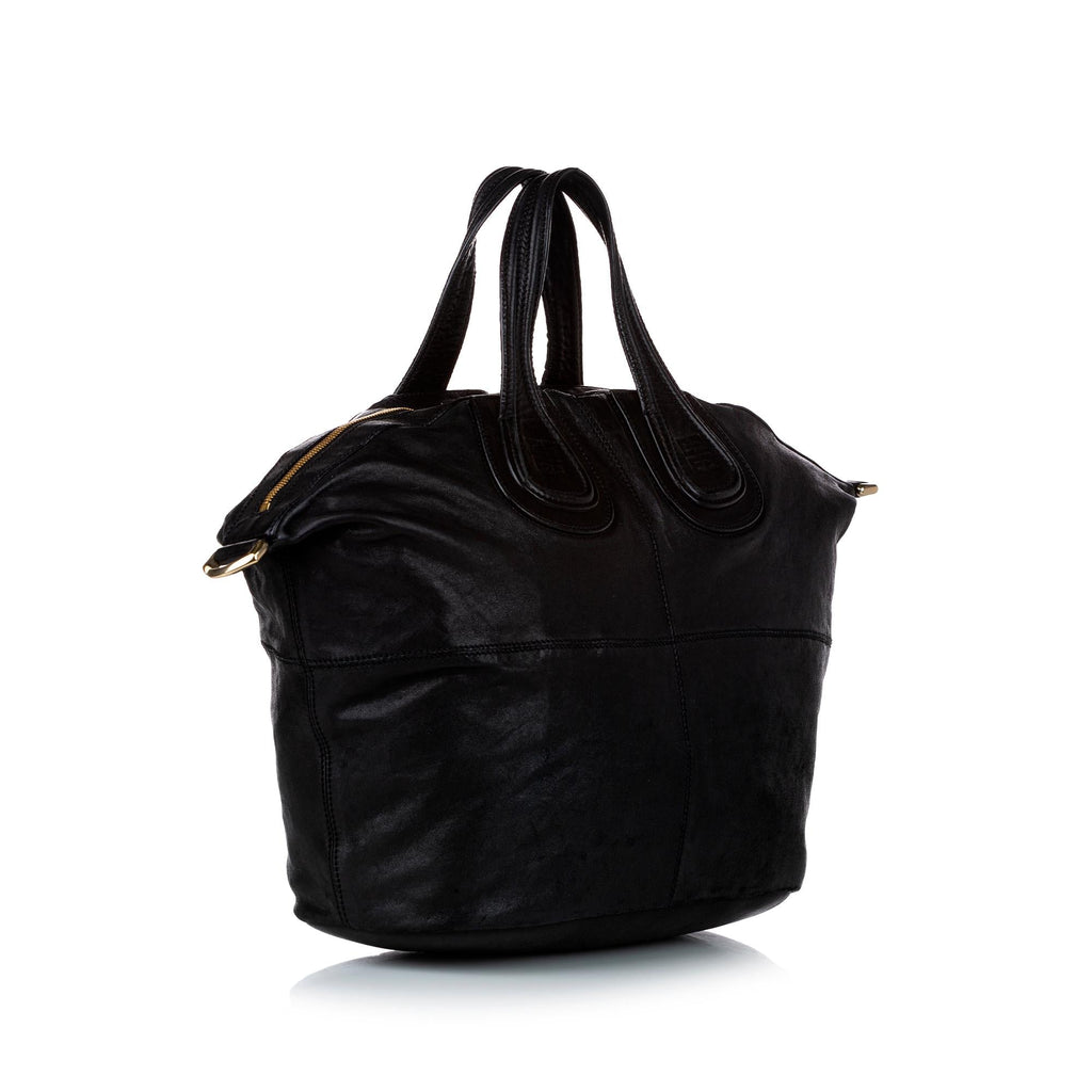 Givenchy Nightingale Leather Satchel (SHG-29688)