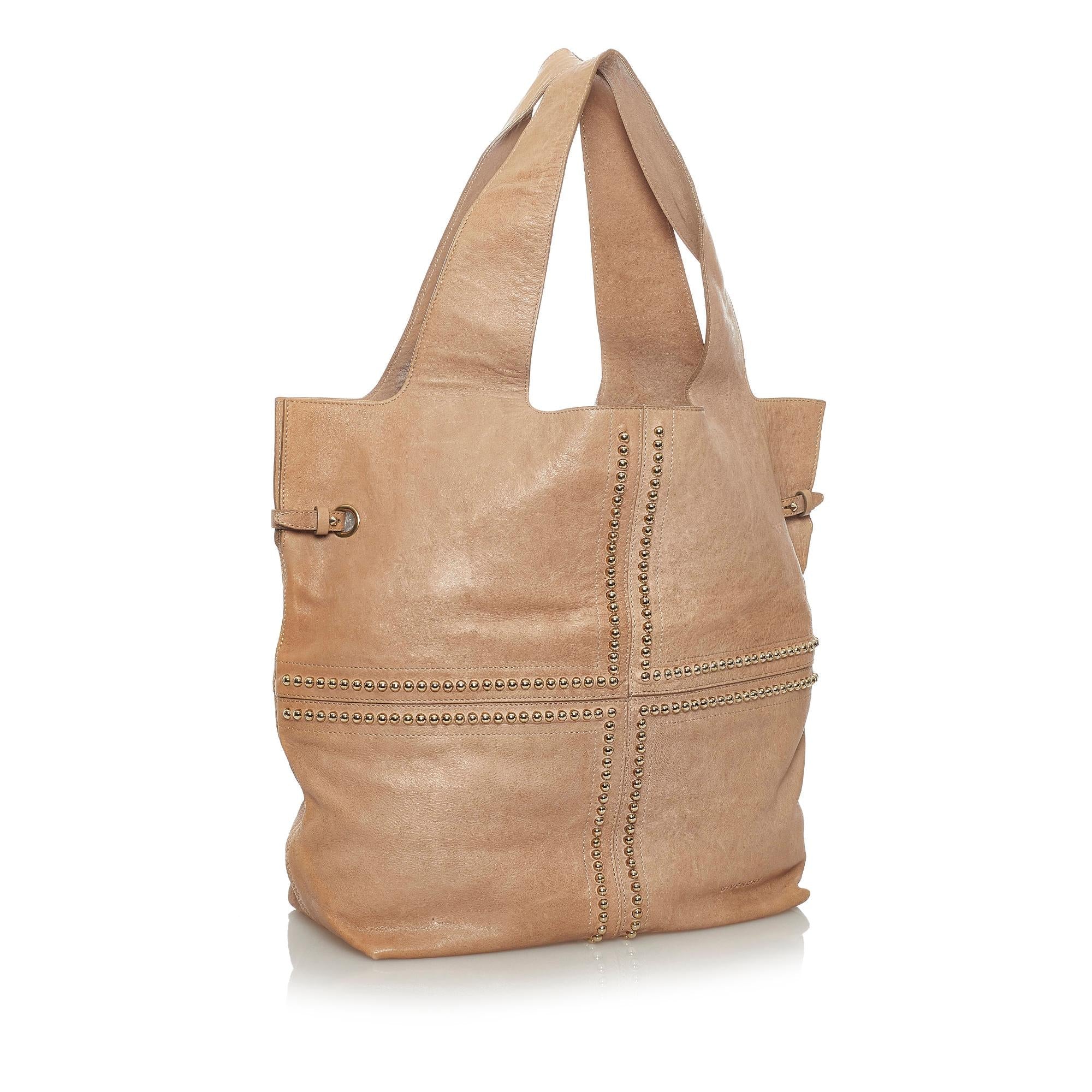 Givenchy Nightingale Leather Tote Bag (SHG-28650)
