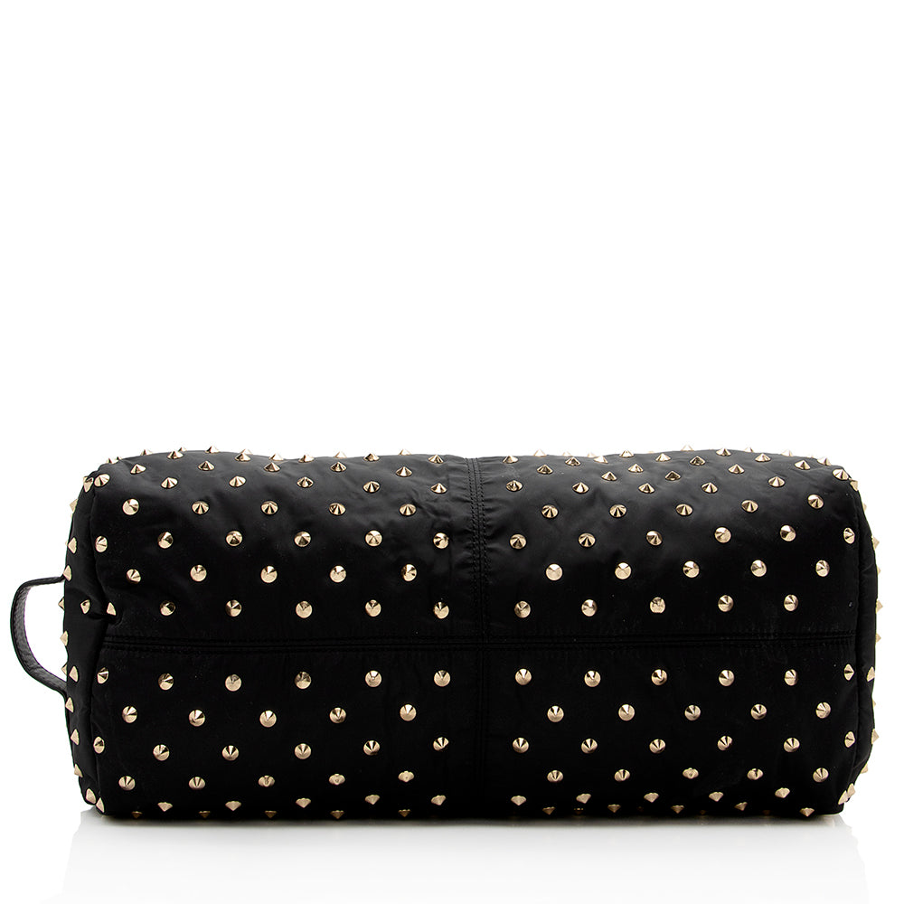Givenchy Nylon Studded Satchel (SHF-16270)