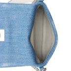 Givenchy Quilted Denim 4G Crossbody Bag (SHF-pf04SO)