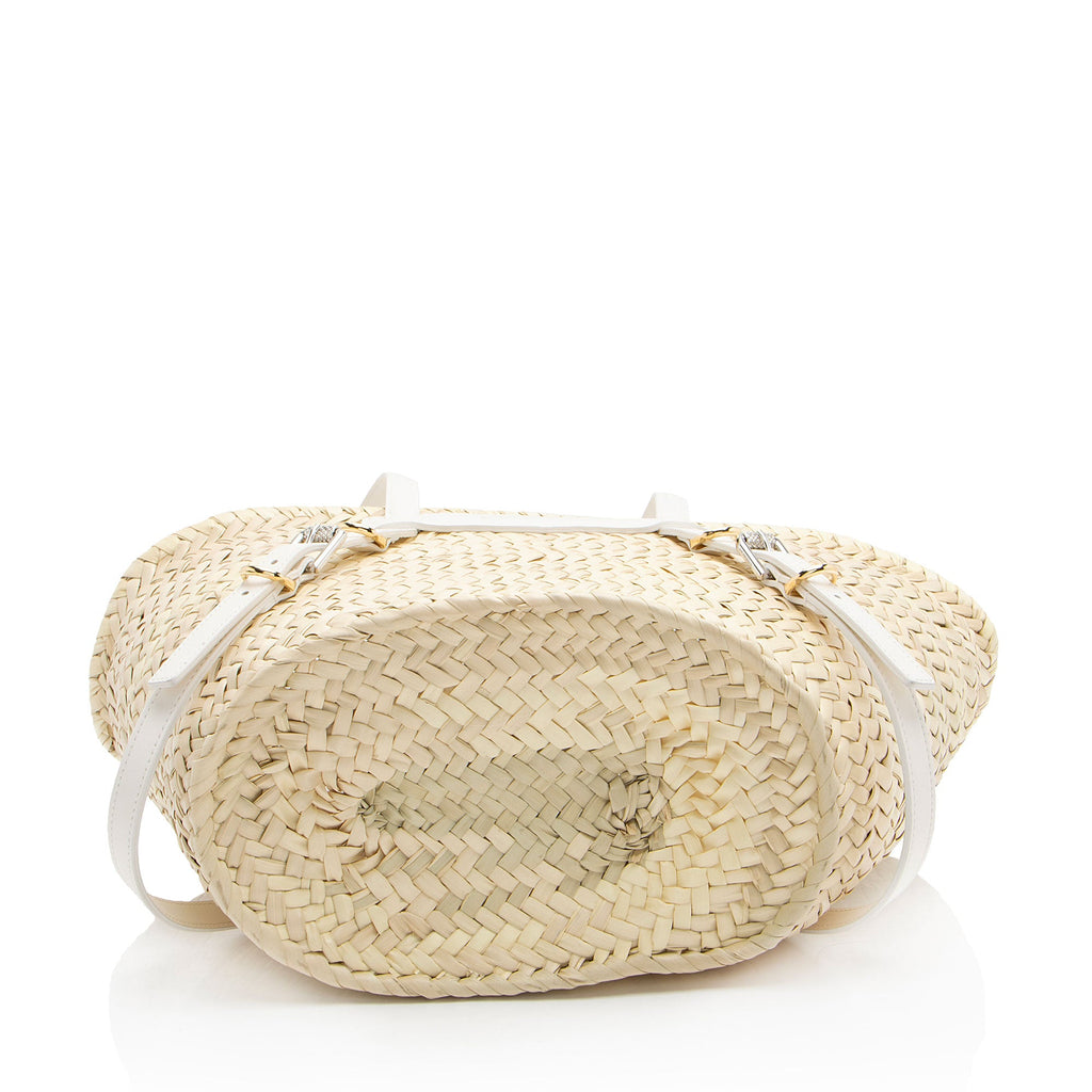 Givenchy Raffia Voyou Small Basket Bag