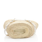 Givenchy Raffia Voyou Small Basket Bag