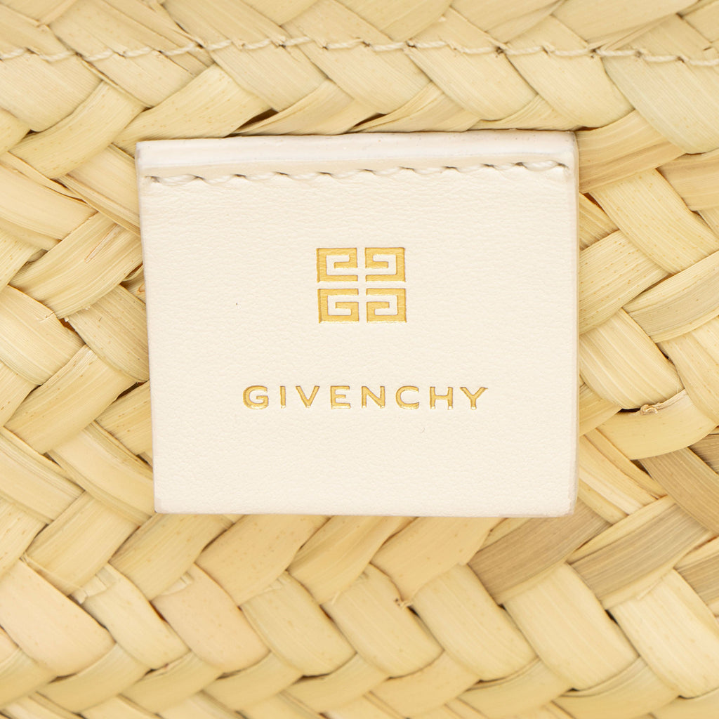 Givenchy Raffia Voyou Small Basket Bag
