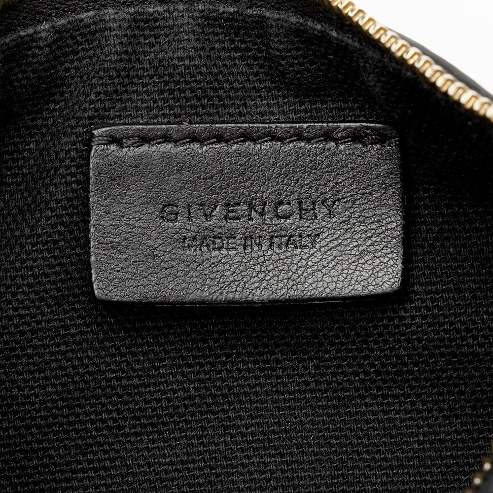 Givenchy Rubber Effect Calfskin Pandora Wristlet (SHF-19457)