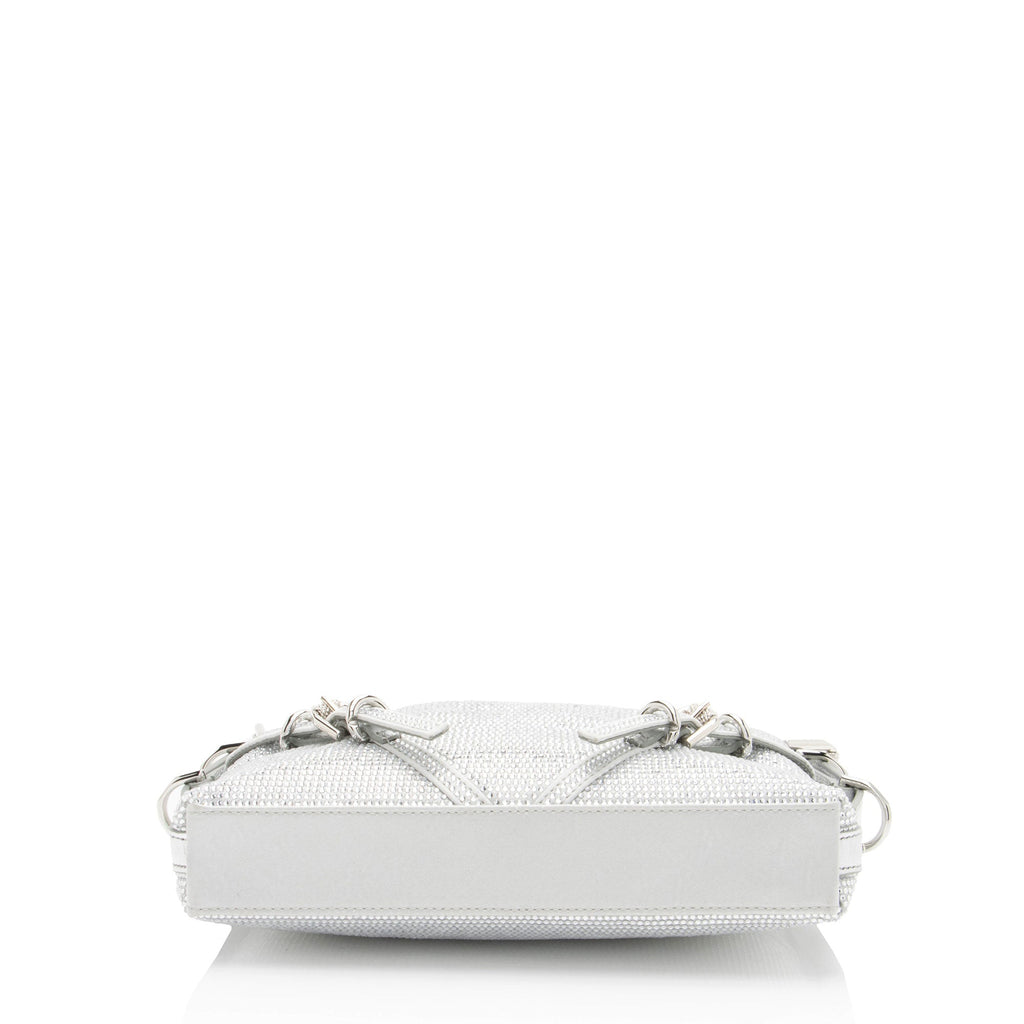Givenchy Satin Crystal Voyou Mini Shoulder Bag