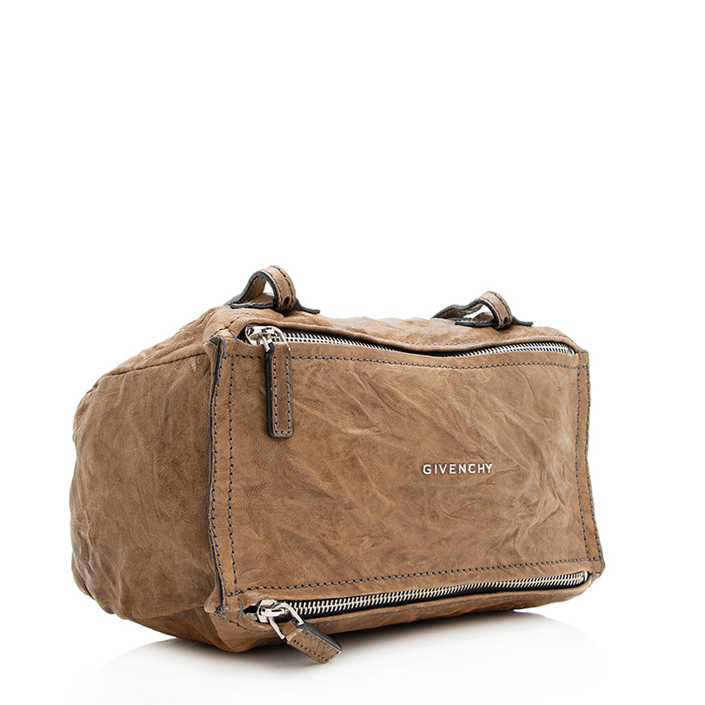 Givenchy Sheepskin Pepe Pandora Mini Shoulder Bag - FINAL SALE (SHF-19579)