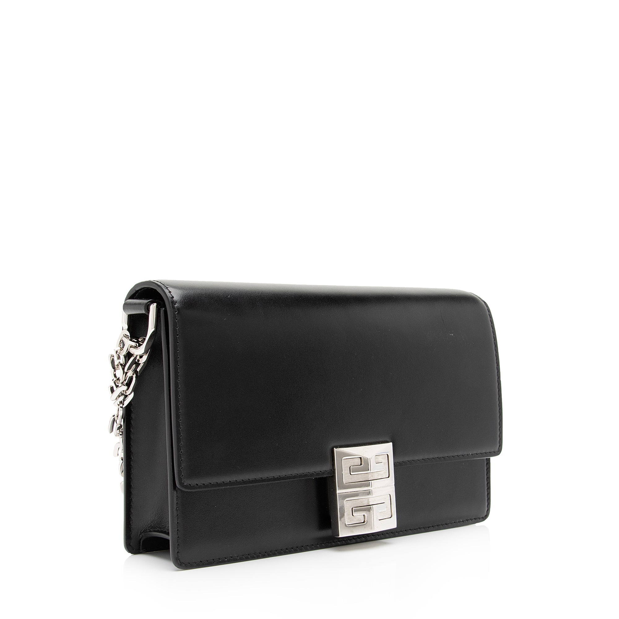 Givenchy Smooth Calfskin 4G Box Small Chain Bag (SHF-23616)