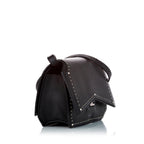 Givenchy Studded Bow Cut Leather Shoulder Bag (SHG-27612)