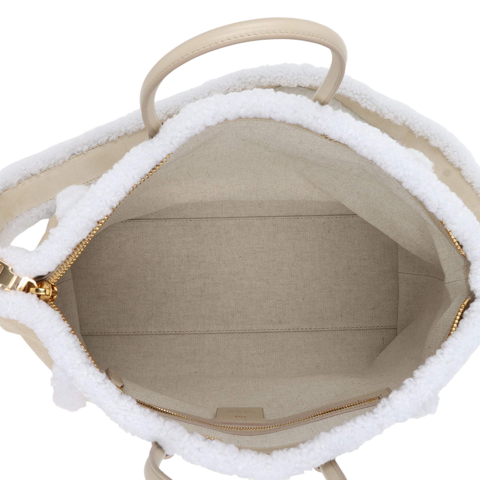 Givenchy Suede Shearling Antigona Small Satchel (SHF-aB1k6L)