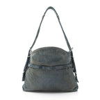 Givenchy Washed Denim Voyou Medium Shoulder Bag