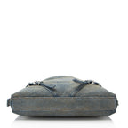 Givenchy Washed Denim Voyou Medium Shoulder Bag