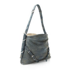 Givenchy Washed Denim Voyou Medium Shoulder Bag