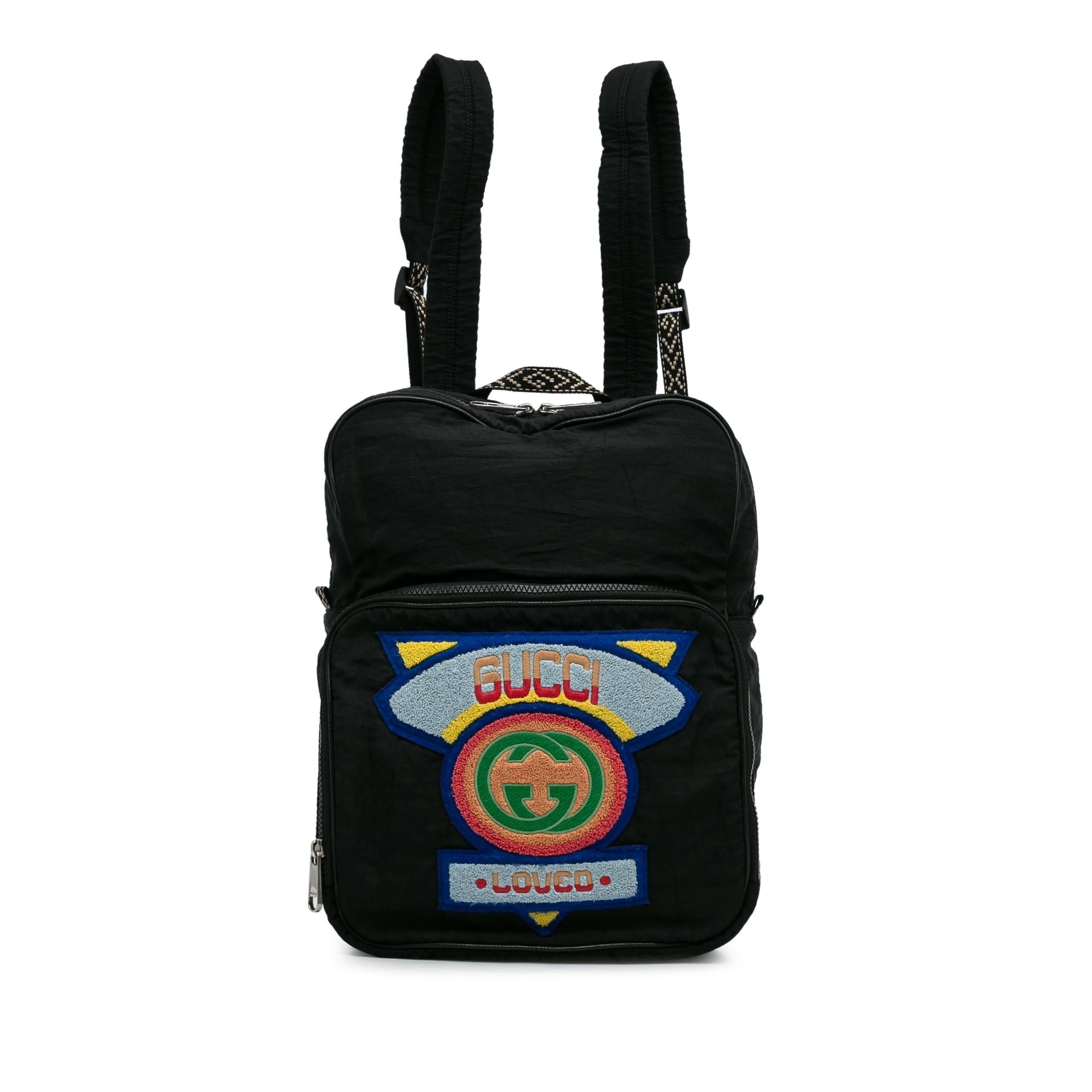 Gucci 80's Patch Backpack (SHG-uAJOdY)