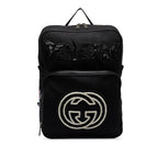 Gucci 80's Patch Tenebre GG Nylon Backpack (SHG-fOclzO)