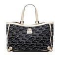 Gucci 85th Anniversary Canvas Logo Abbey D Ring Tote