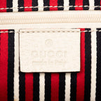 Gucci 85th Anniversary Canvas Logo Abbey D Ring Tote