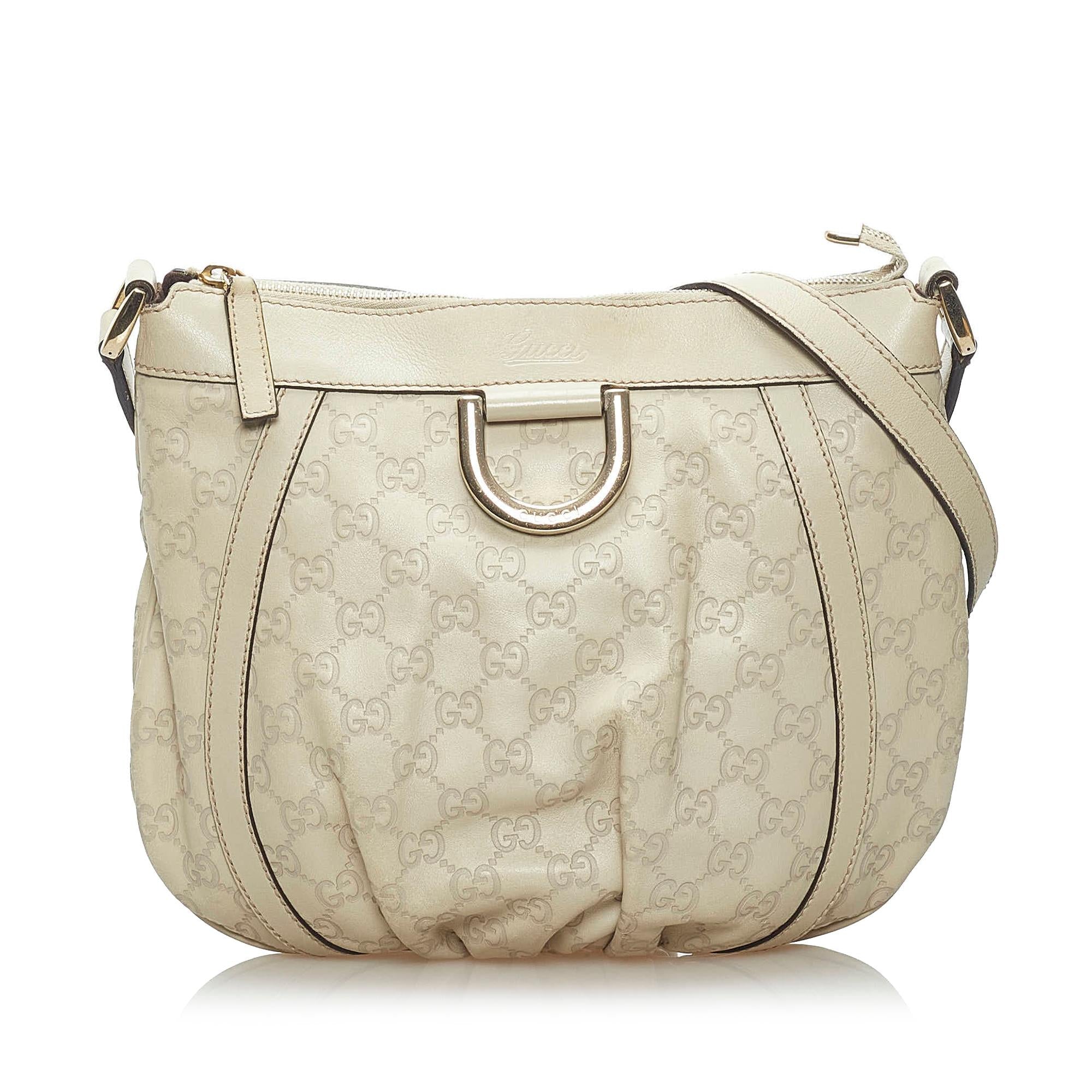 Gucci Abbey D-Ring Gucissima Crossbody Bag (SHG-34187)