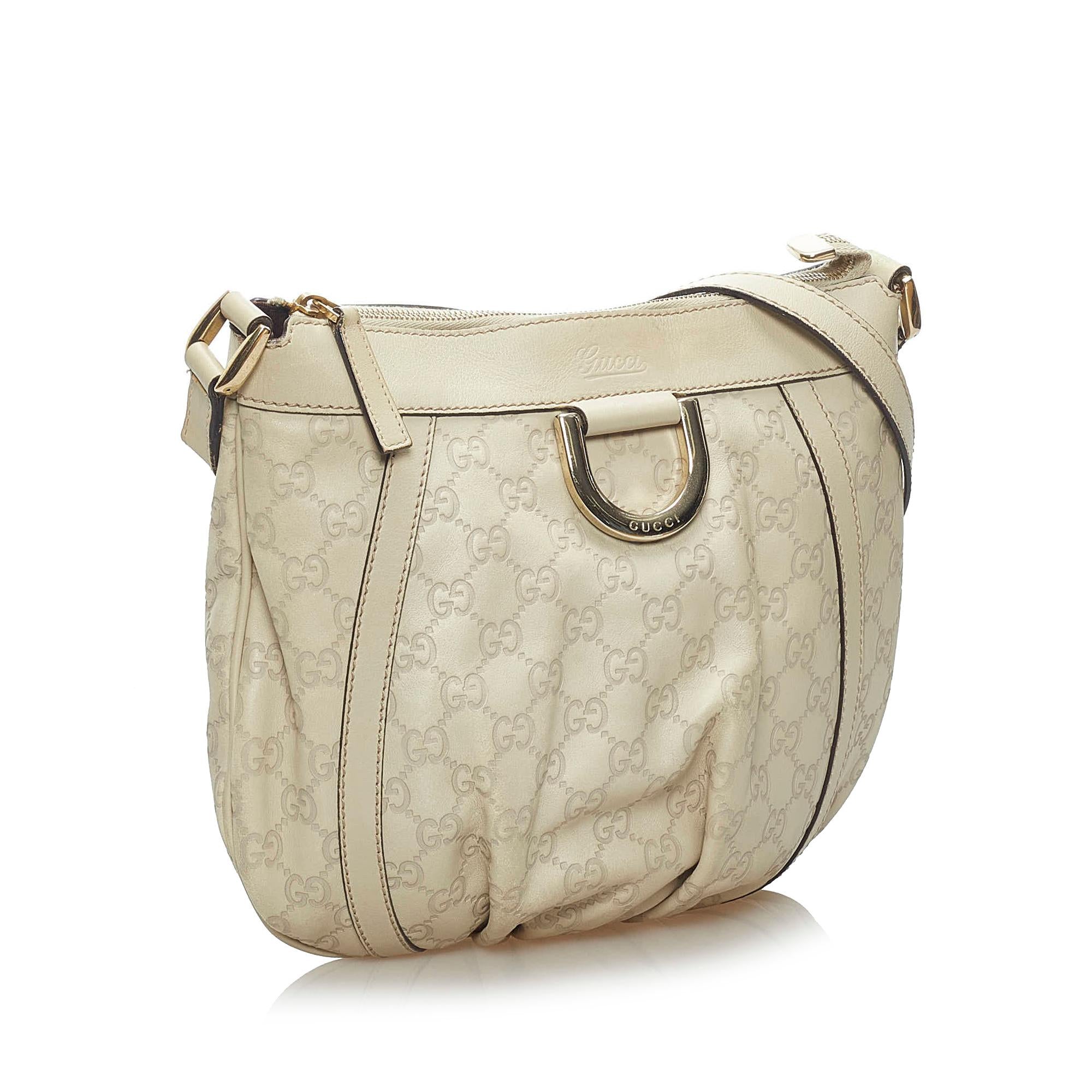 Gucci Abbey D-Ring Gucissima Crossbody Bag (SHG-34187)