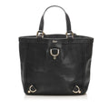 Gucci Abbey-D Ring Leather Handbag (SHG-22400)