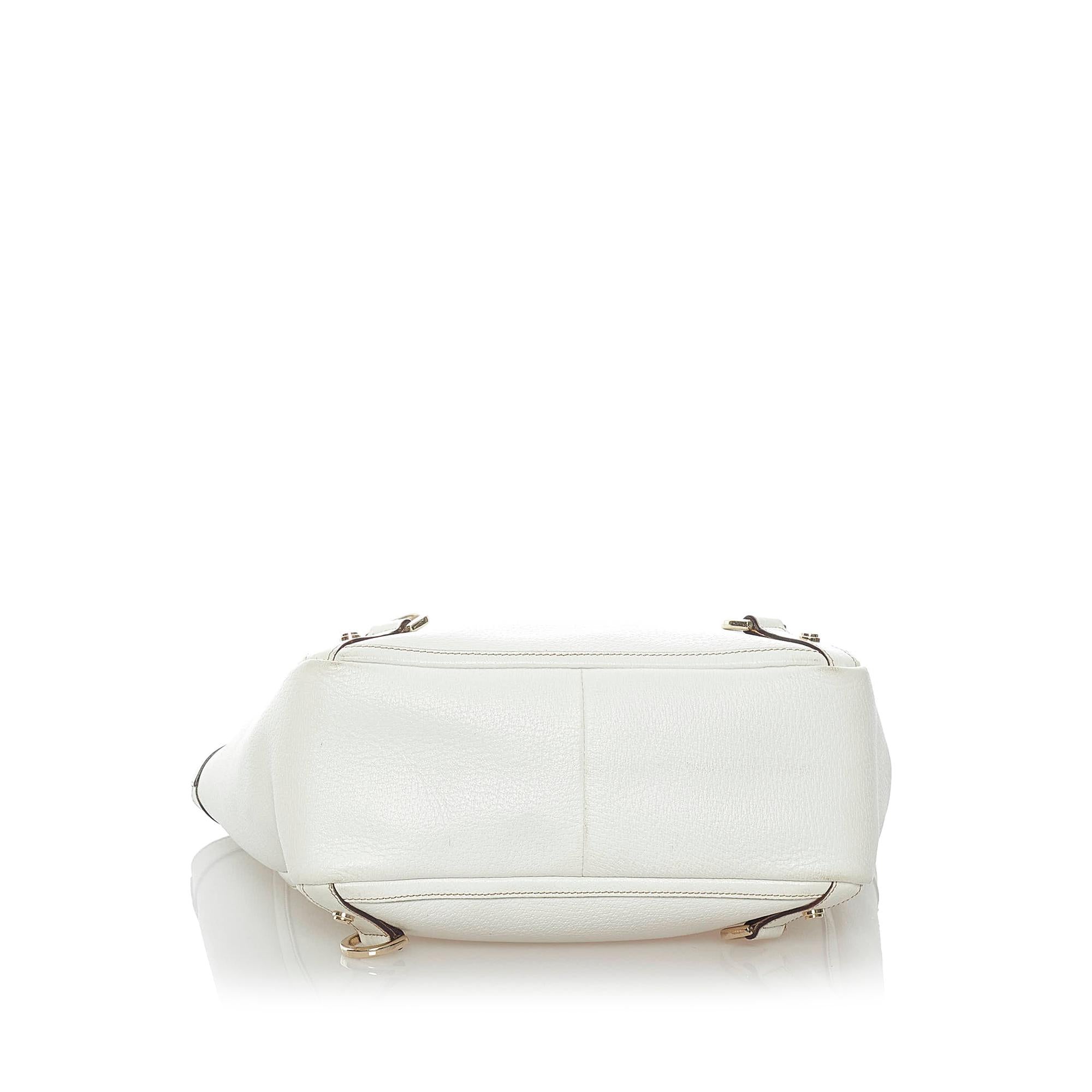 Gucci Abbey-D Ring Leather Tote (SHG-32869)