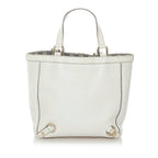 Gucci Abbey-D Ring Leather Tote (SHG-37761)