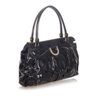 Gucci Abbey D-Ring Patent Leather Handbag (SHG-23002)