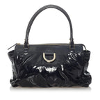 Gucci Abbey D-Ring Patent Leather Handbag (SHG-37233)