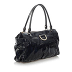 Gucci Abbey D-Ring Patent Leather Shoulder Bag (SHG-30321)