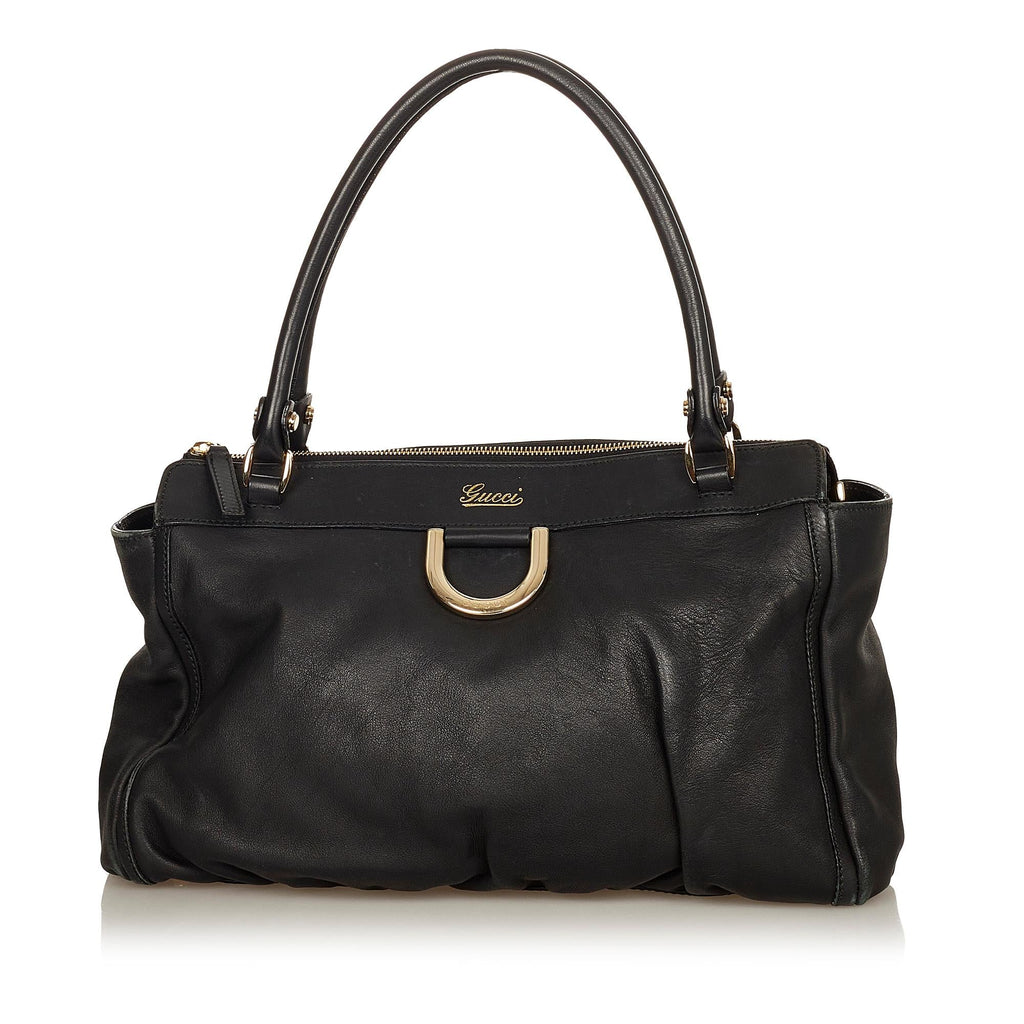Gucci Abbey D-ring Leather Shoulder Bag (SHG-31845)