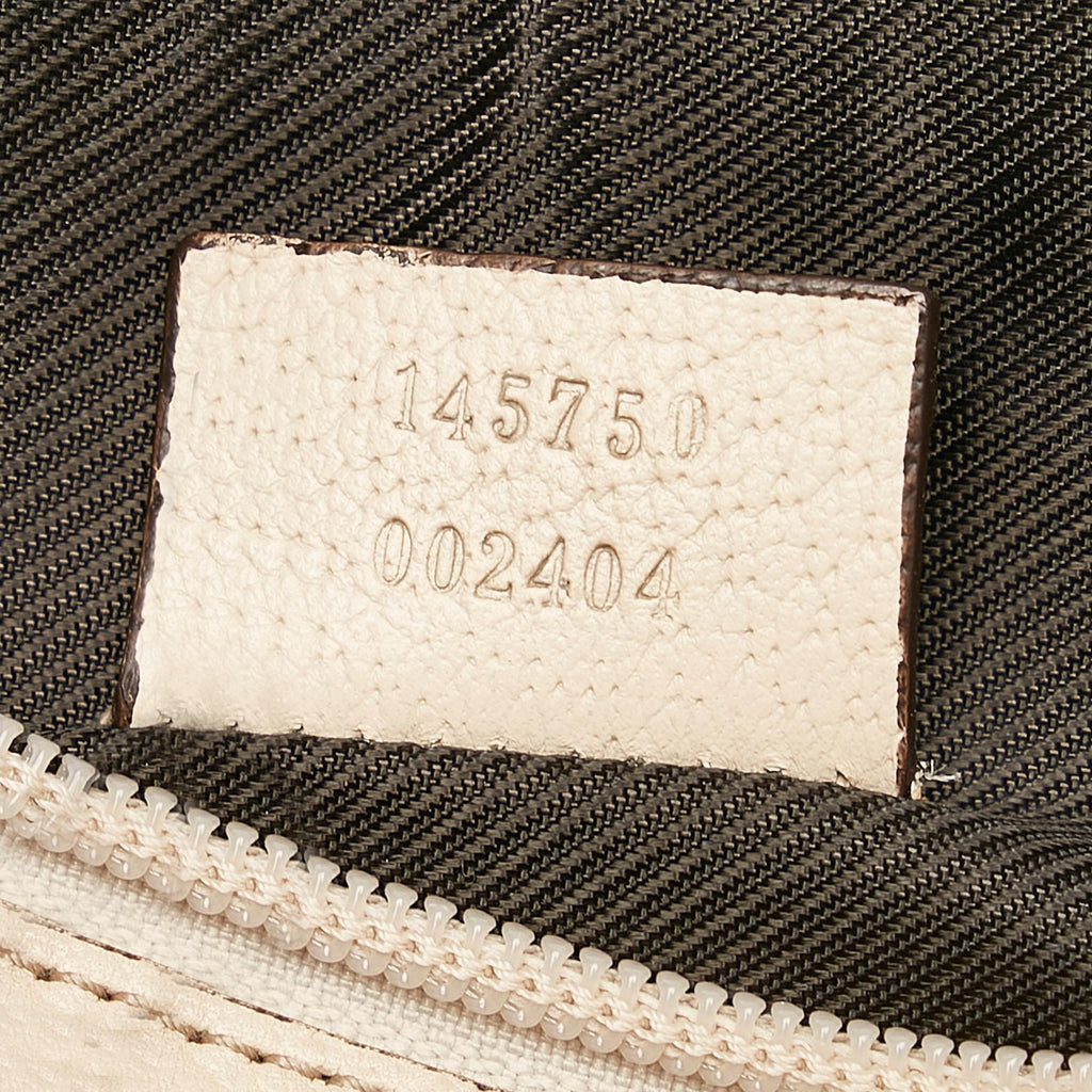 Gucci Abbey GG Canvas Baguette (SHG-29370)