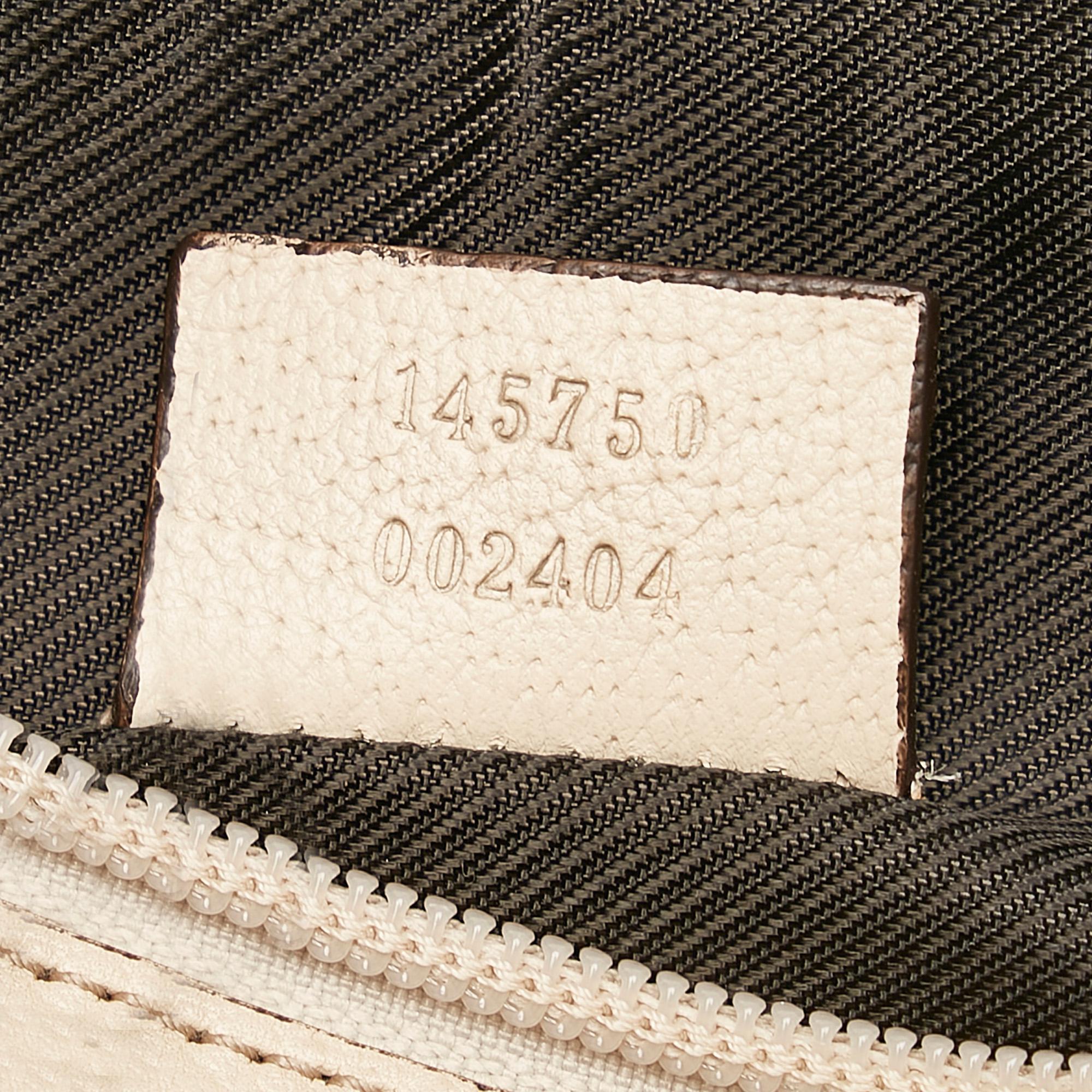 Gucci Abbey GG Canvas Baguette (SHG-29370)